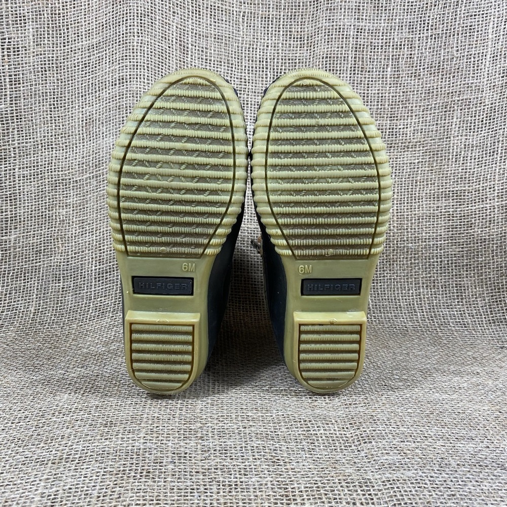 Tommy Hilfiger Boot Duck Top Sider Waterproof Green Brown Women's Size 6 - Picture 8 of 8